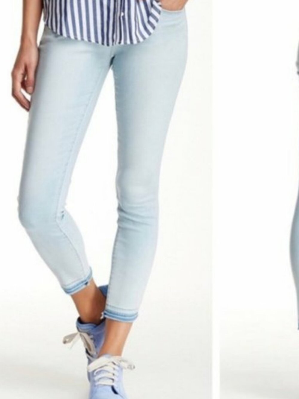 Articles of Society Size 28 Super Soft Crop Carly Skinny Crop Topaz Jeans, NEW